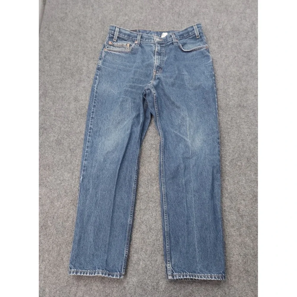 Vintage Levis 550 Jeans Mens 34x30 Blue Relaxed Fit Cotton‎ Y2K Denim Tag36x31
